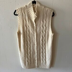 Carroll Reed Cable Knit Cardigan